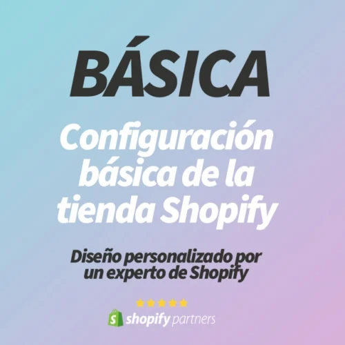 configuración básica Shopify marbella
