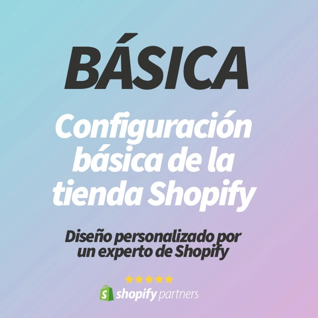 configuración básica Shopify marbella