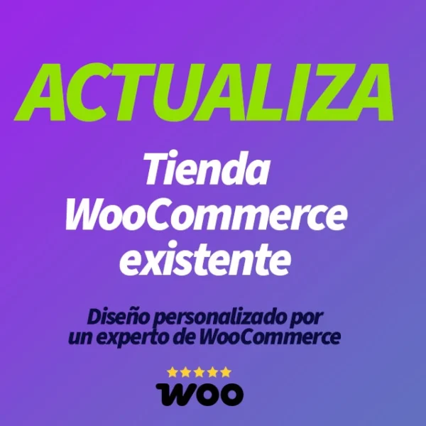 Servicio de actualización de la tienda Wocommerce