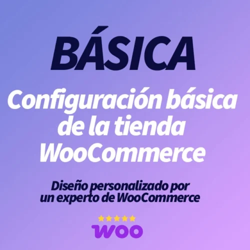 Servicio de configuración de tienda Wocommerce BÁSICA
