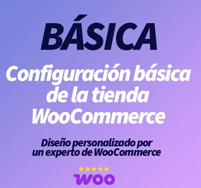Servicio de configuración de tienda Wocommerce BÁSICA